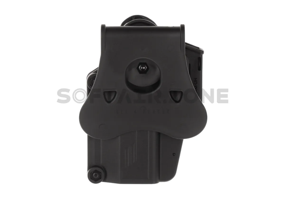 Amomax Universal Per-Fit Paddle Holster Black passt für über 200 Pistolentypen rechts Händer